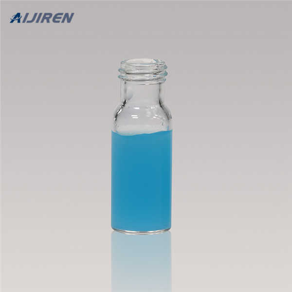 thread with label Amber Clear hplc sampler vials