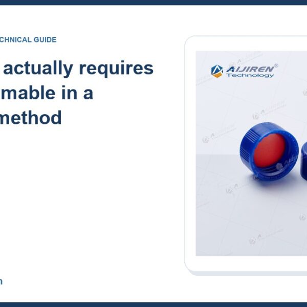 2ml HPLC VialWhat USP actually requires of a consumable in a validated method