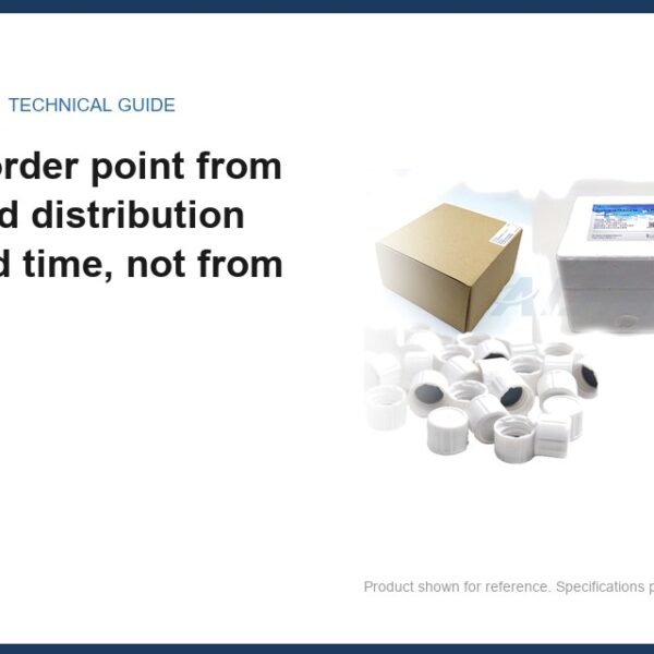 2ml HPLC VialSet the reorder point from the demand distribution during lead time, not from